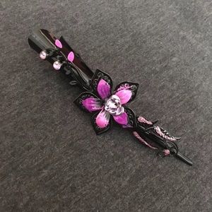BEYA- Purple & Pink Flower hair clip